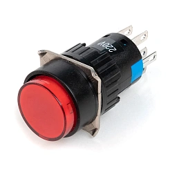 Кнопка на блок с подсветкой AD16-22AD-220V-RED 669 руб. Кнопка на блок с подсветкой AD16-22AD-220V-RED