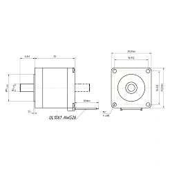 Двигатель шаговый FL20STH33-0604B 3 250 руб. Двигатель шаговый FL20STH33-0604B