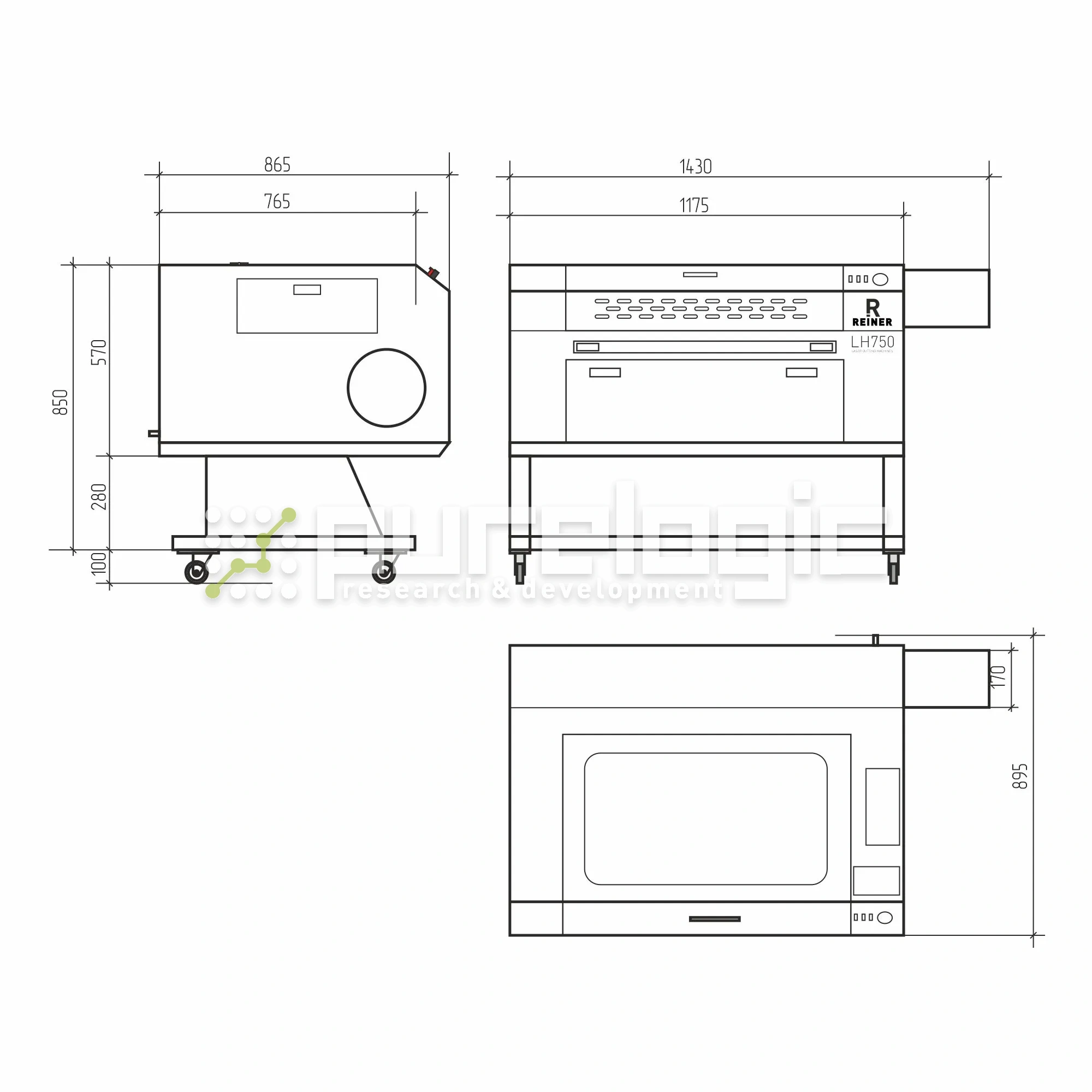 Лазерный станок REINER LH750-80W 259 882 Лазерный станок REINER LH750-80W фото