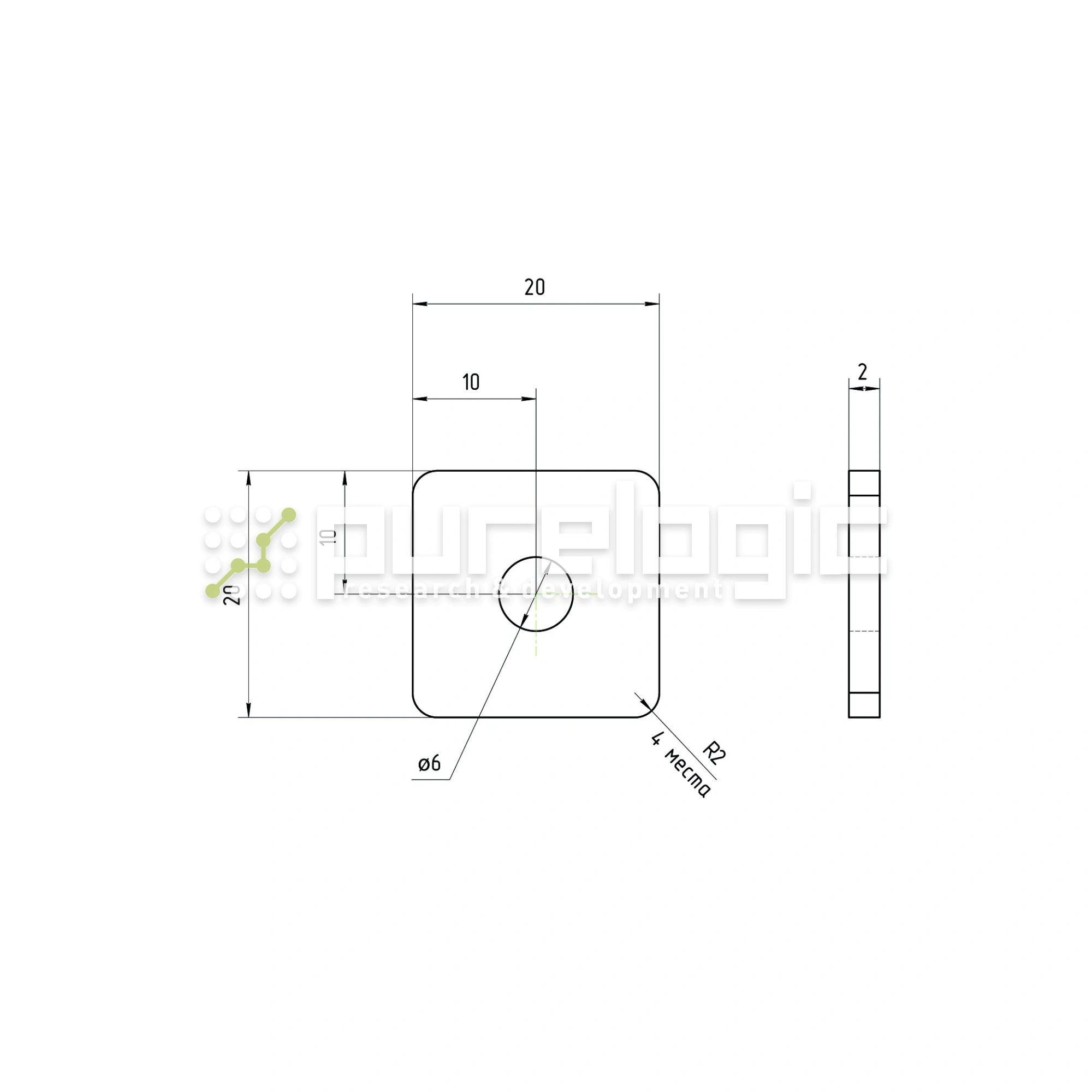 Пластина 2020EGJ-M6 47 Пластина 2020EGJ-M6 фото