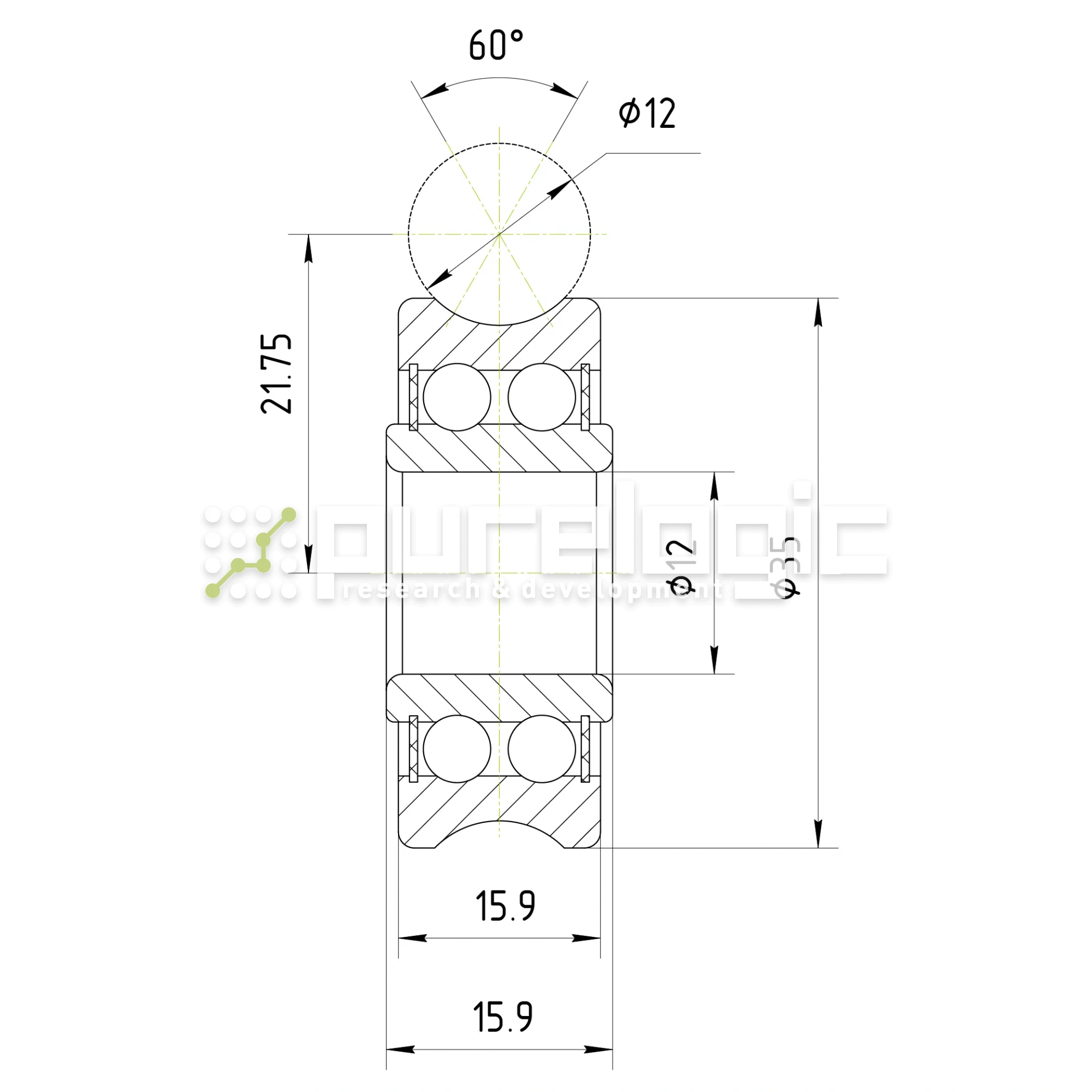 Опорный ролик LFR5201-12NPP 1 415 Опорный ролик LFR5201-12NPP фото