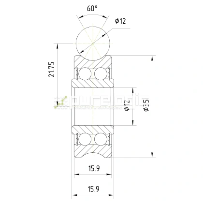 Опорный ролик LFR5201-12NPP 1 415 Опорный ролик LFR5201-12NPP фото
