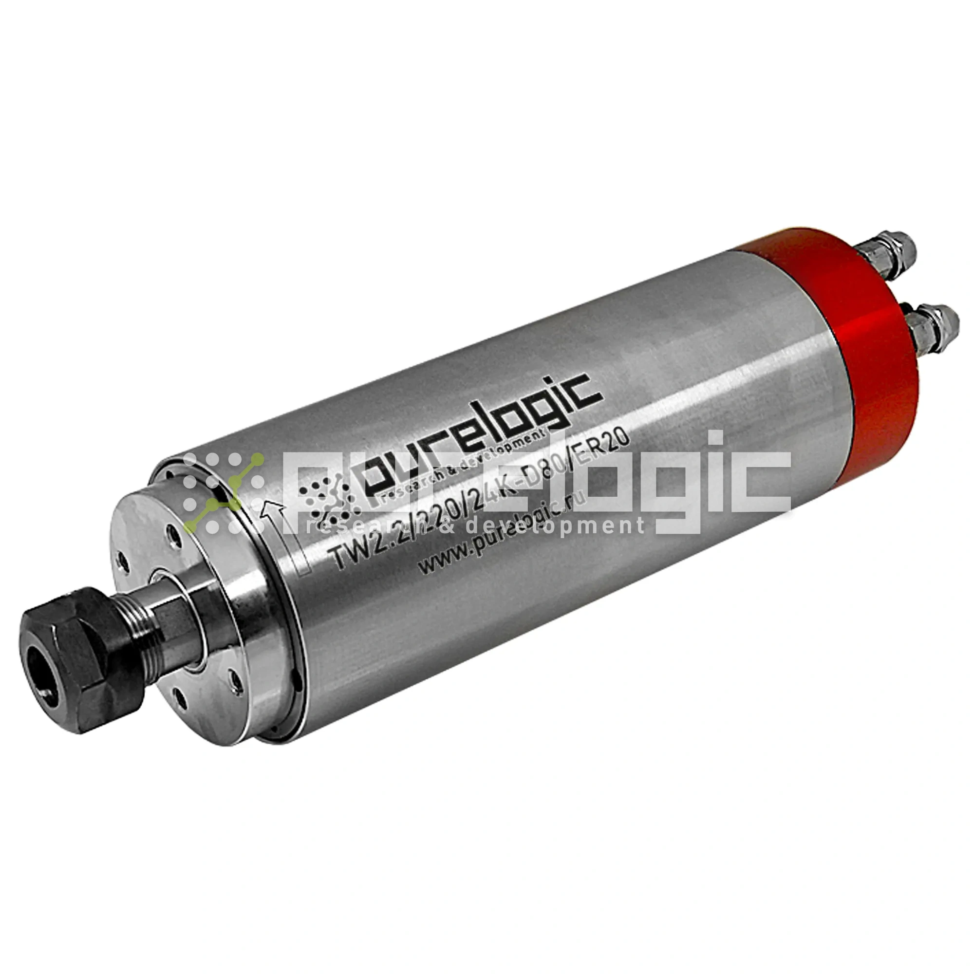 Шпиндель водяной TW2.2/220/24K-D80/ER20 17 737 Шпиндель водяной TW2.2/220/24K-D80/ER20 фото