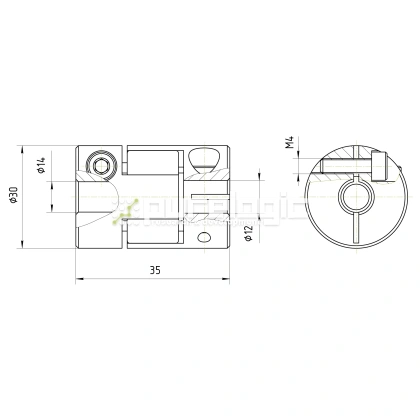 Муфта соединительная BF-3035-12-14 1 370 Муфта соединительная BF-3035-12-14 фото