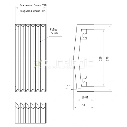 Гофрозащита DCV-T21-600 3 332 Гофрозащита DCV-T21-600 фото
