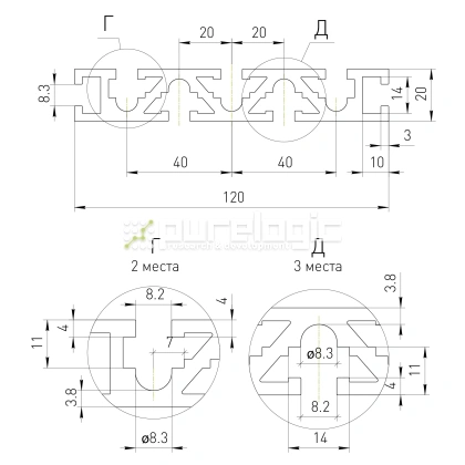 Рабочий стол алюминиевый HXB20120-8 3 185 Рабочий стол алюминиевый HXB20120-8 фото
