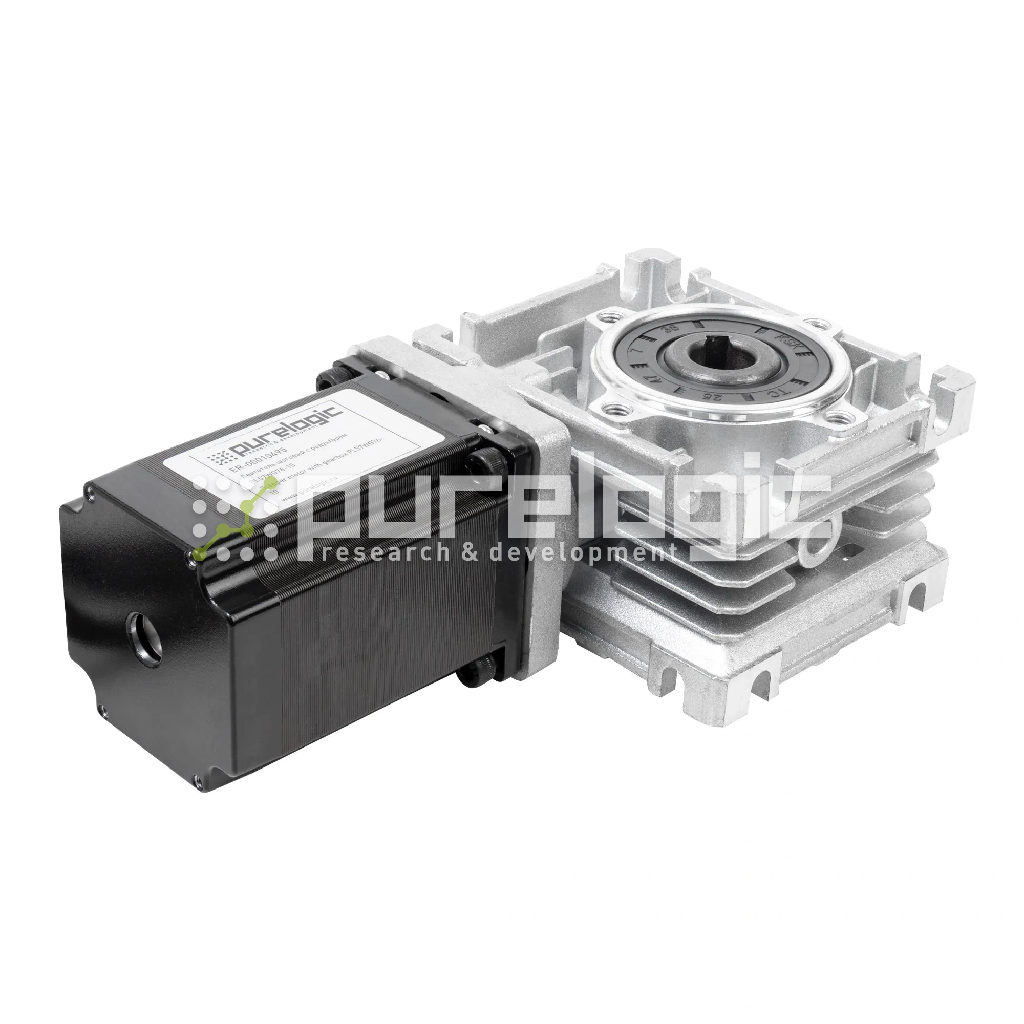 Двигатель шаговый с редуктором PL57WG76-10 12 612 Двигатель шаговый с редуктором PL57WG76-10 фото