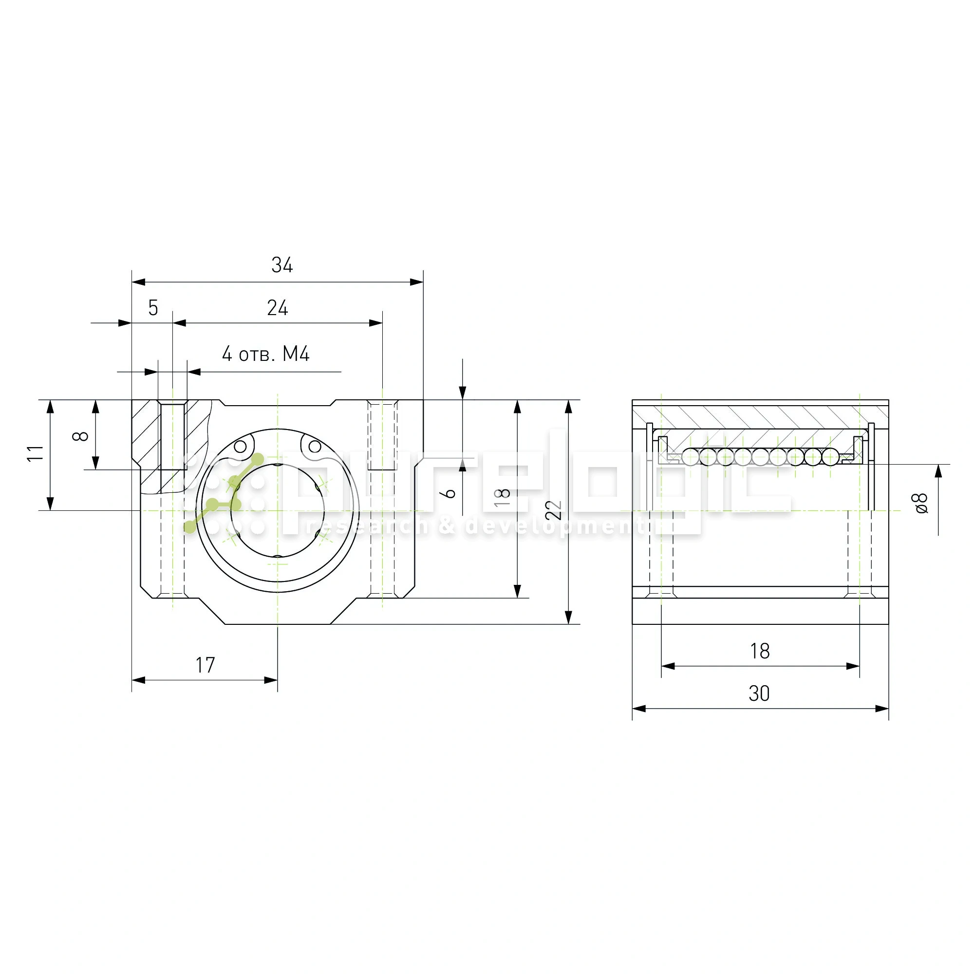 Модуль опорный SC8 254 Модуль опорный SC8 фото