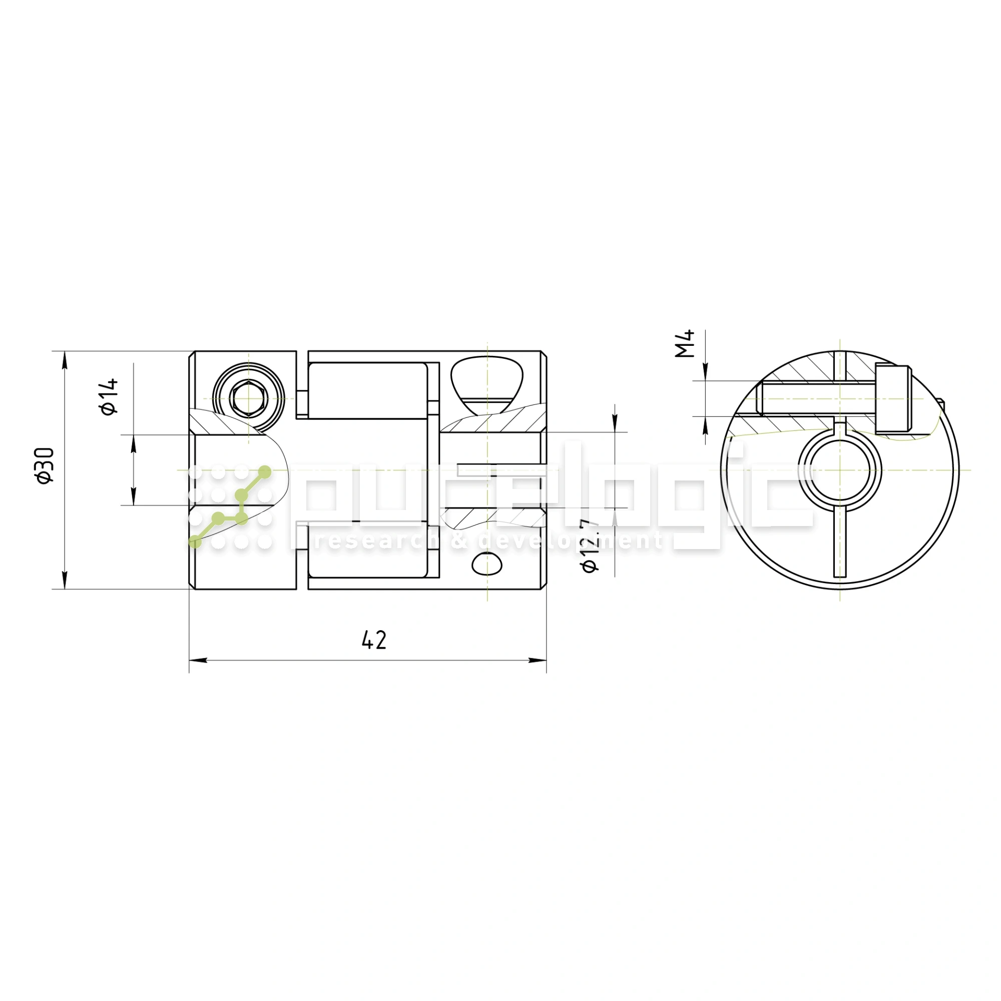 Муфта соединительная BF-3042-12.7-14 1 370 Муфта соединительная BF-3042-12.7-14 фото