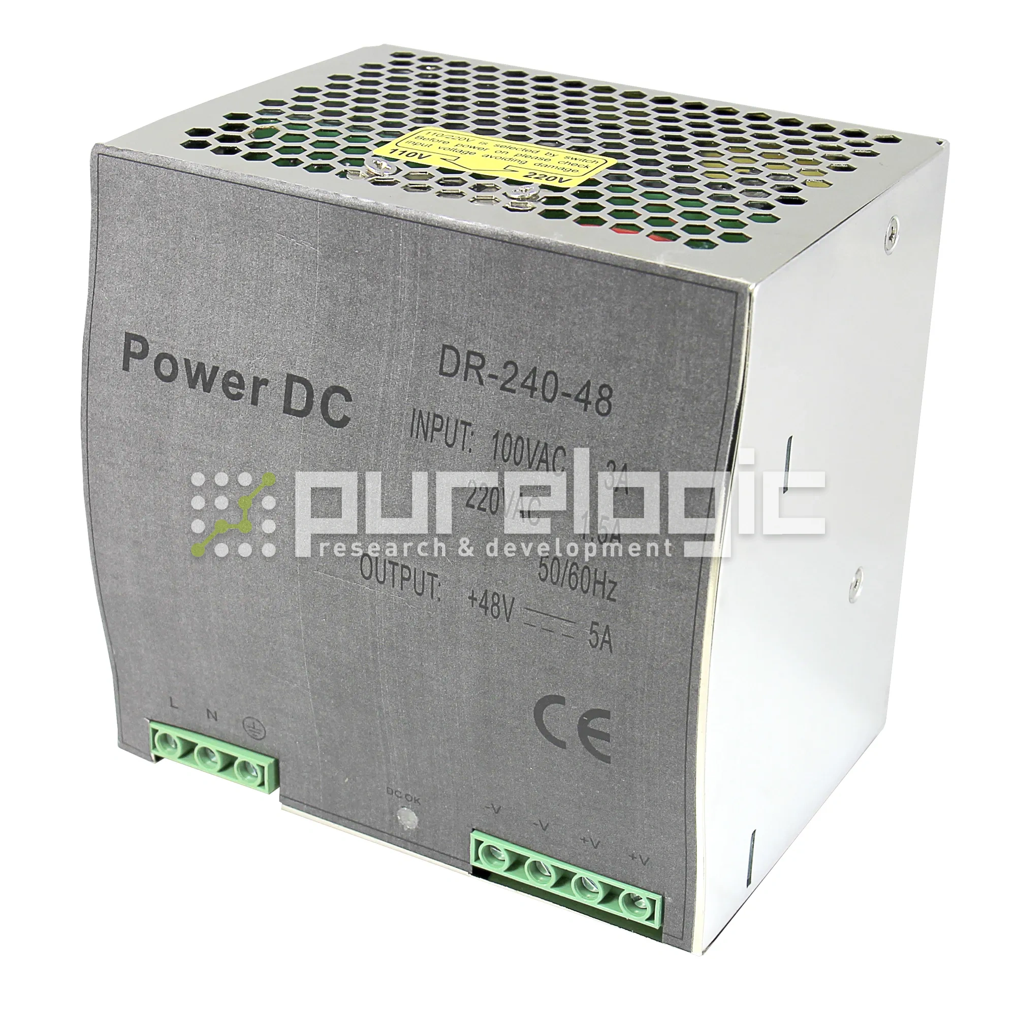 Источник питания импульсный DR-240-48 6 777 Источник питания импульсный DR-240-48 фото