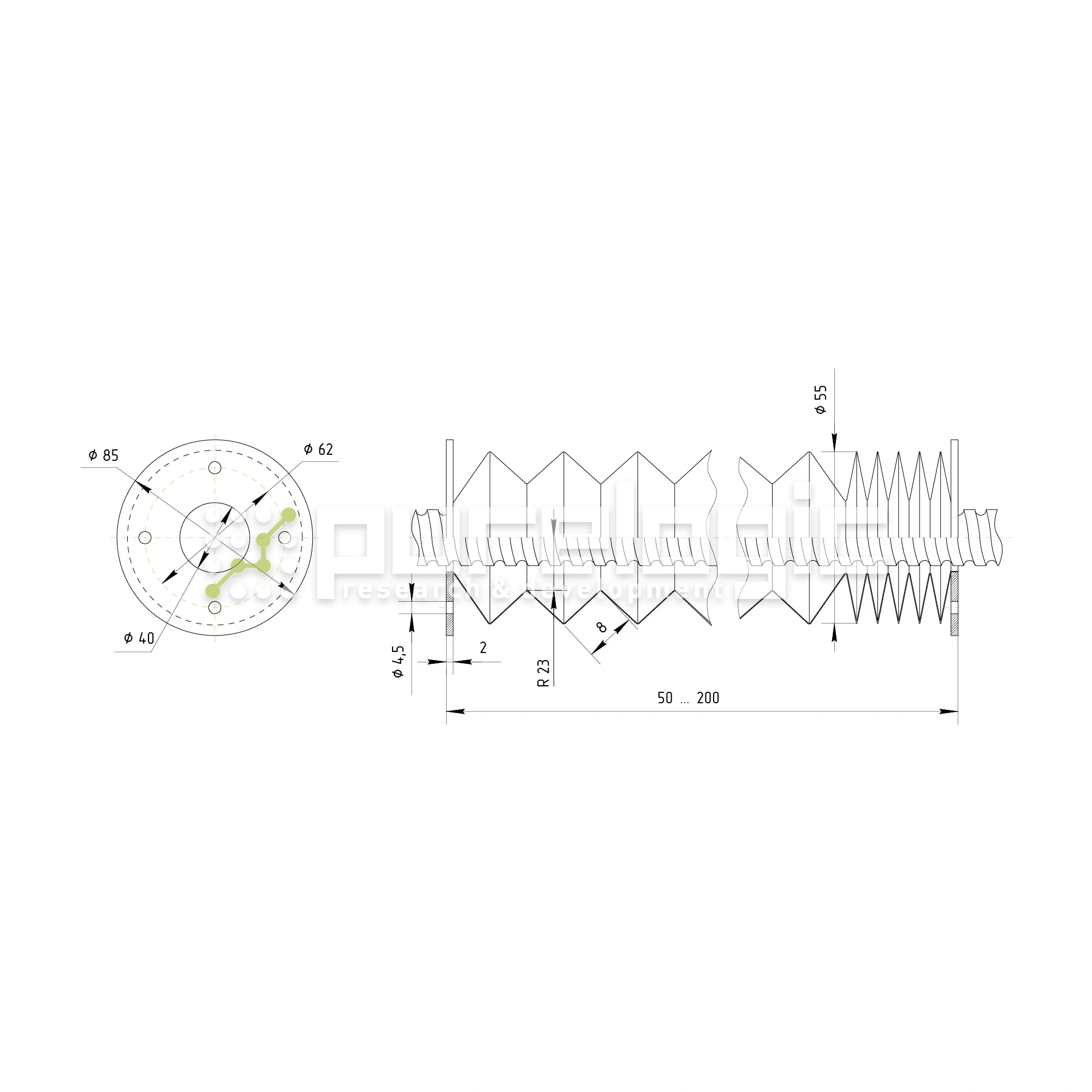 Гофрозащита DCV-B32-200 799 Гофрозащита DCV-B32-200 фото