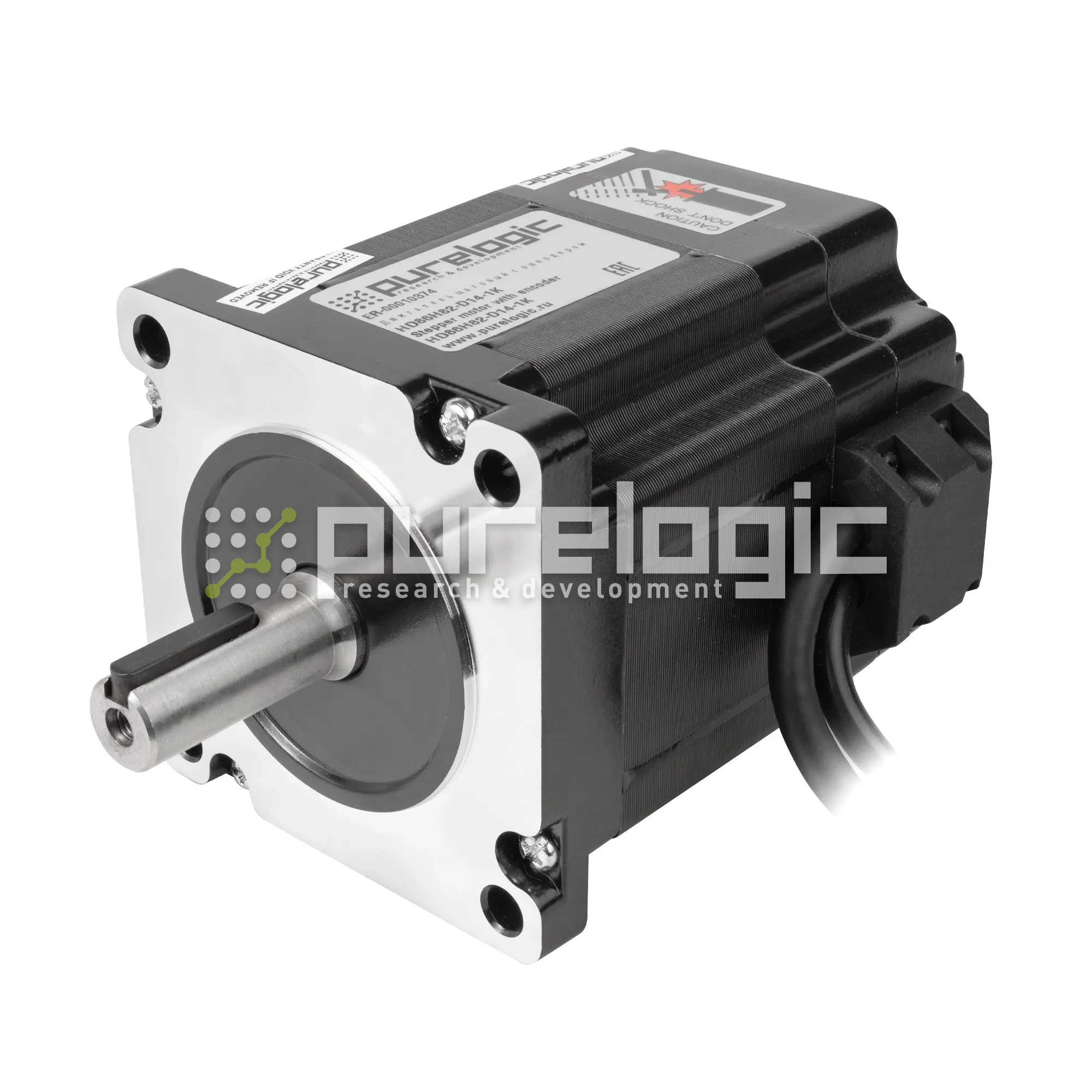 Двигатель шаговый с энкодером HD86H82-D14-1K 9 801 Двигатель шаговый с энкодером HD86H82-D14-1K фото